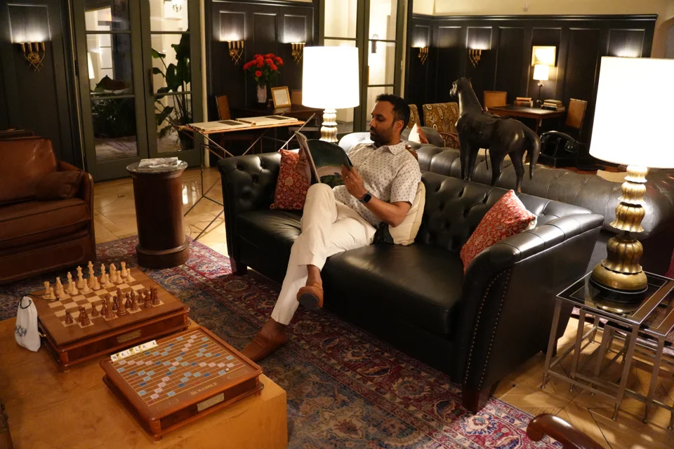Sagar in the mansion lounge