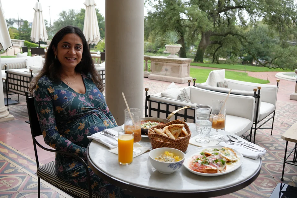 Anniversary breakfast at the Mansion