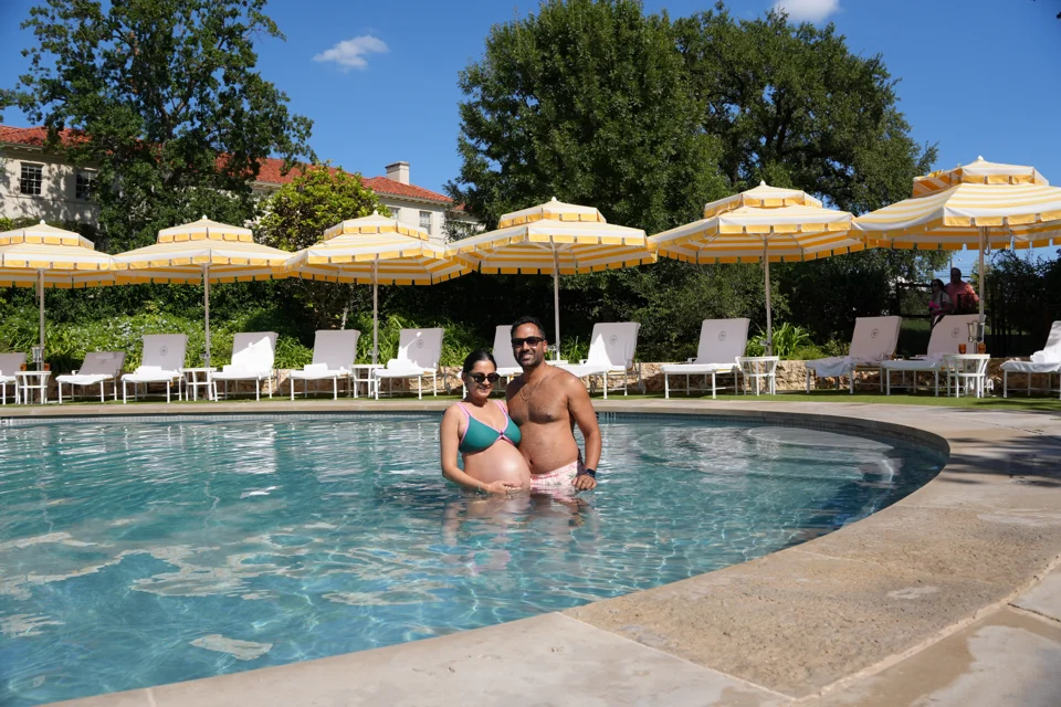 Together in the pool
