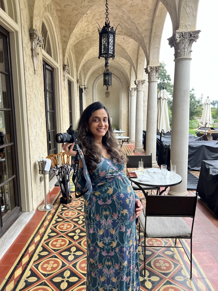 Mital beneath the mansion loggia